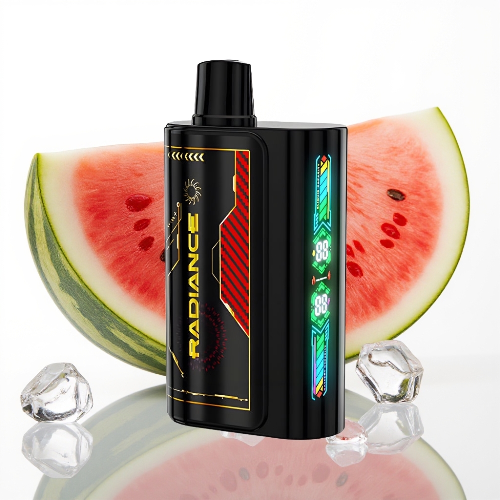JNR Radiance 31000 Puffs Vape Desechable SANDÍA HELADA – Pantalla Inteligente Batería Recargable