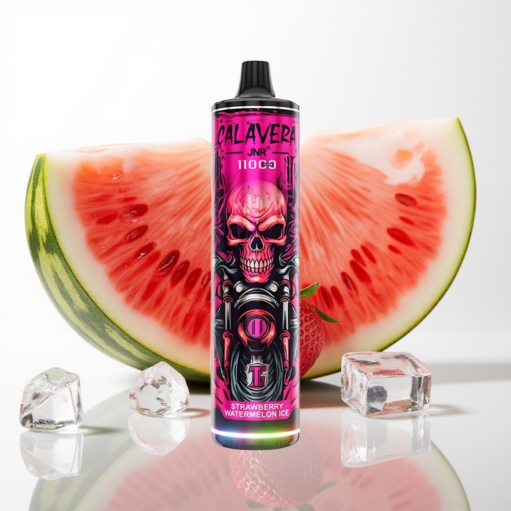 JNR Calavera 11000 Puffs Vape Desechable Fresa Sandía Hielo Tipo-C 850mAh