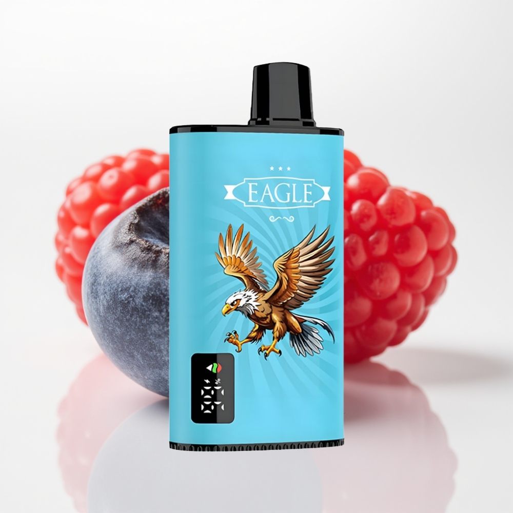 JNR EAGLE Smart 23000 Puffs Vape Desechable con Pantalla Digital y Arándano Frambuesa Ácida