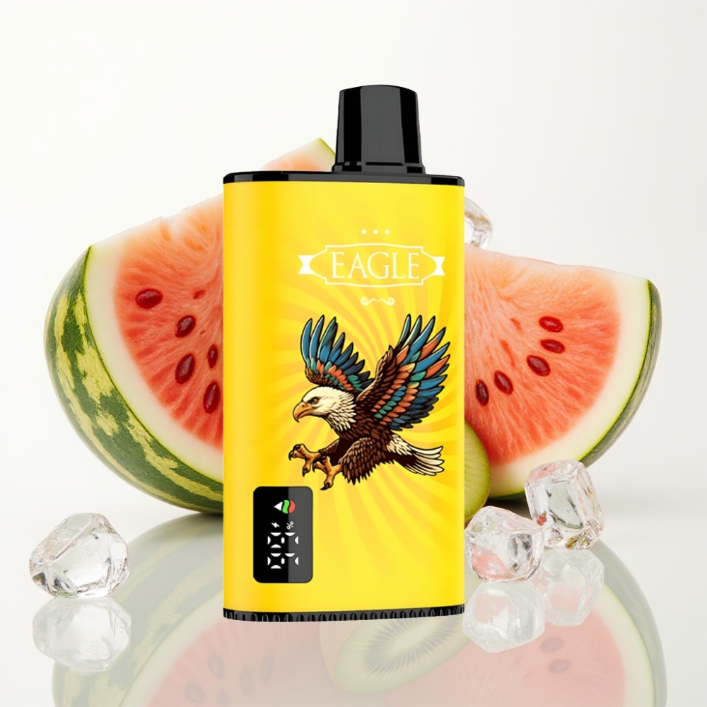 JNR EAGLE Smart 23000 Puffs Vape Desechable con Pantalla Digital y Sabor Kiwi Sandía Helada