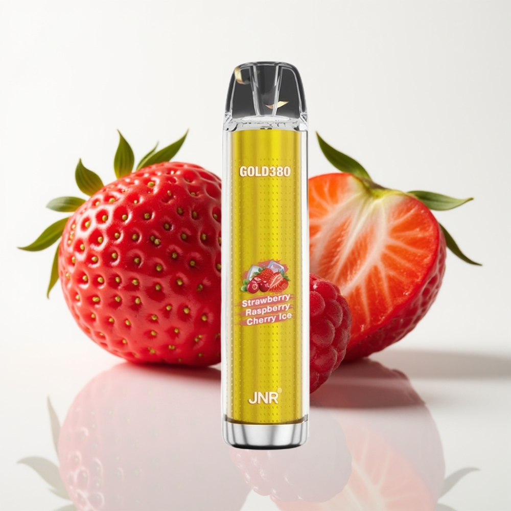 JNR Gold380 6000 Puffs Vape Desechable Fresa Frambuesa 13ml 1500mAh