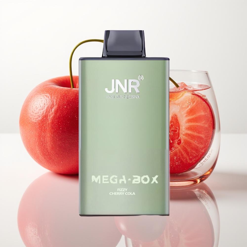 JNR Mega Box 25000 Puffs Vape Desechable Cereza Cola Fizz - 30ml Dual Mesh Tipo-C