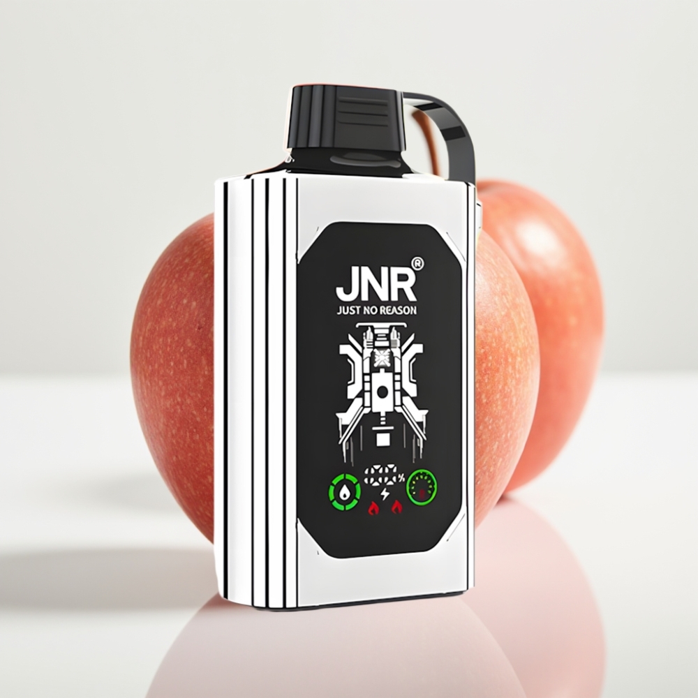 JNR Shisha Hookah Box 20500 Puffs Vape Doble Manzana con Doble Bobina y Pantalla HD