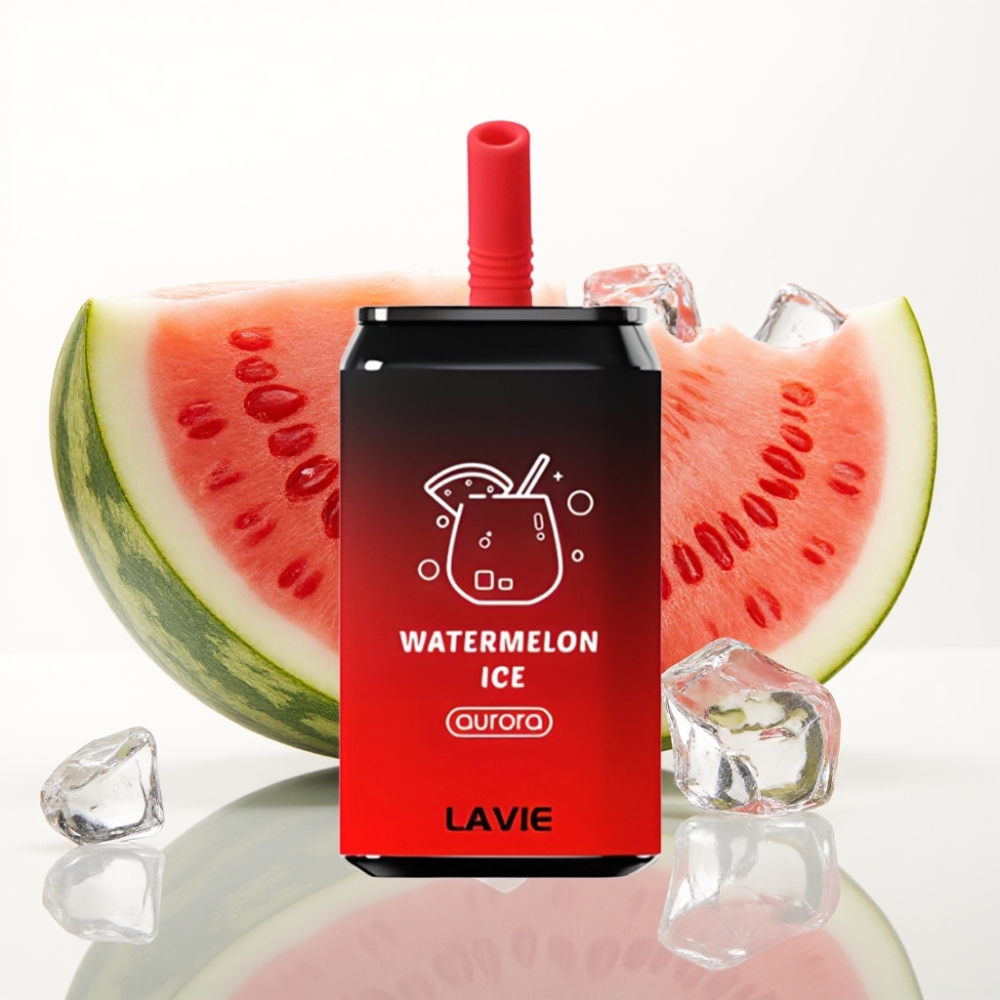 LAVIE Aurora 11000 Puffs Vape Desechable Sandía Helada – 22ML 5 Nicotina Tipo C