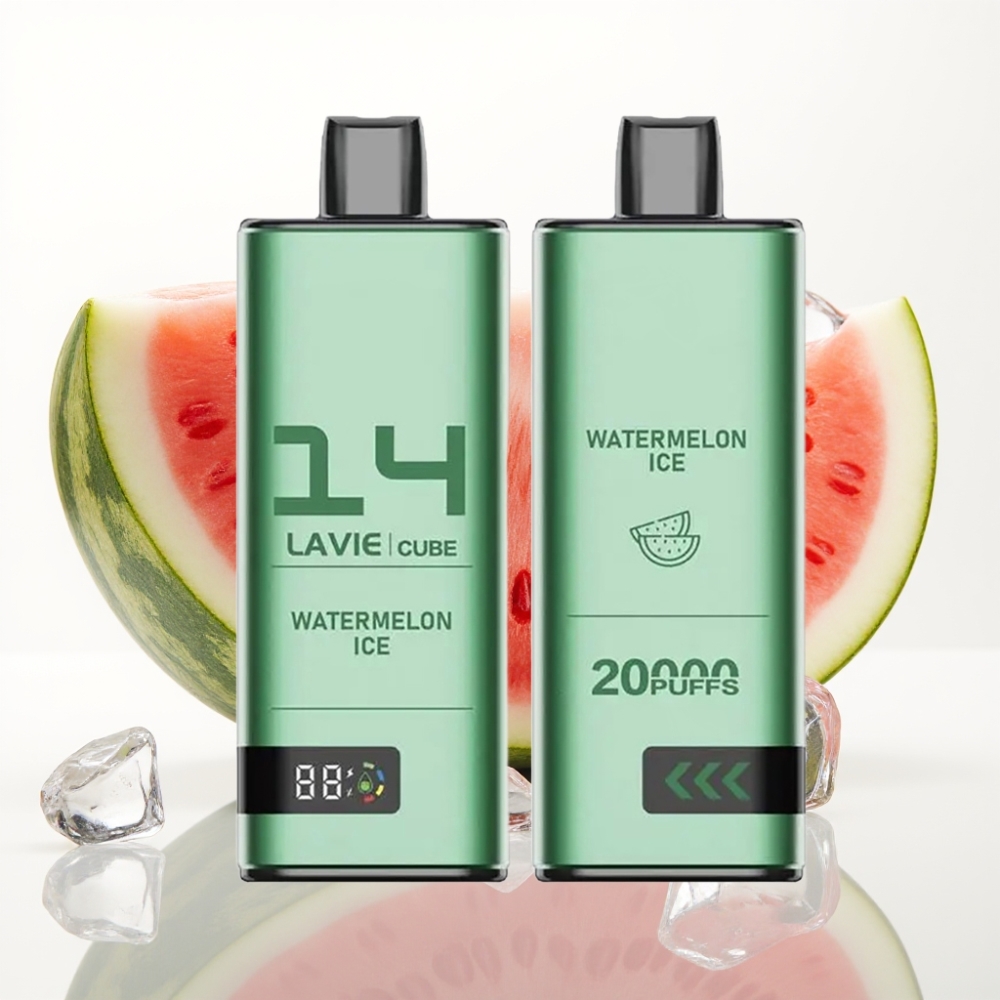 Lavie Cube 20000 Puffs Vape Desechable Sandía Helada 28ML Tipo C