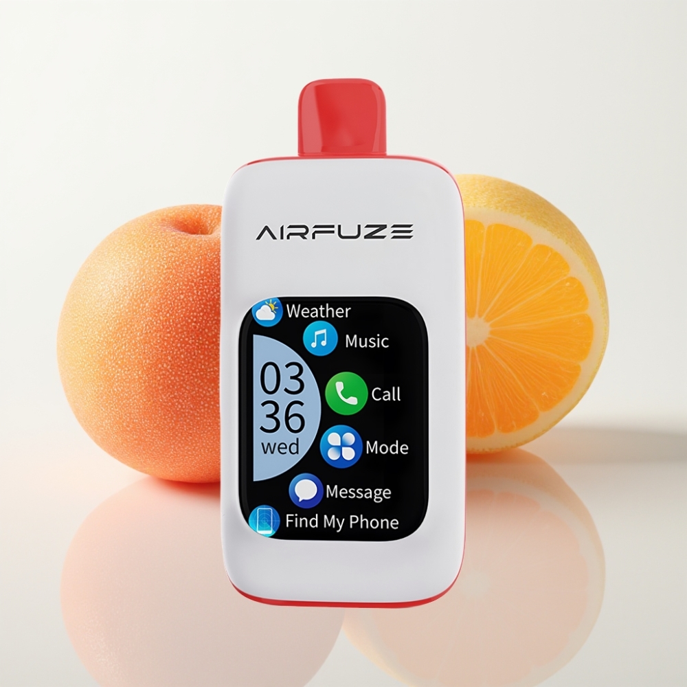 AirFuze Smart 30000 Puffs Disposable Pod - Gomitas Ácidas Pantalla Táctil Tipo-C