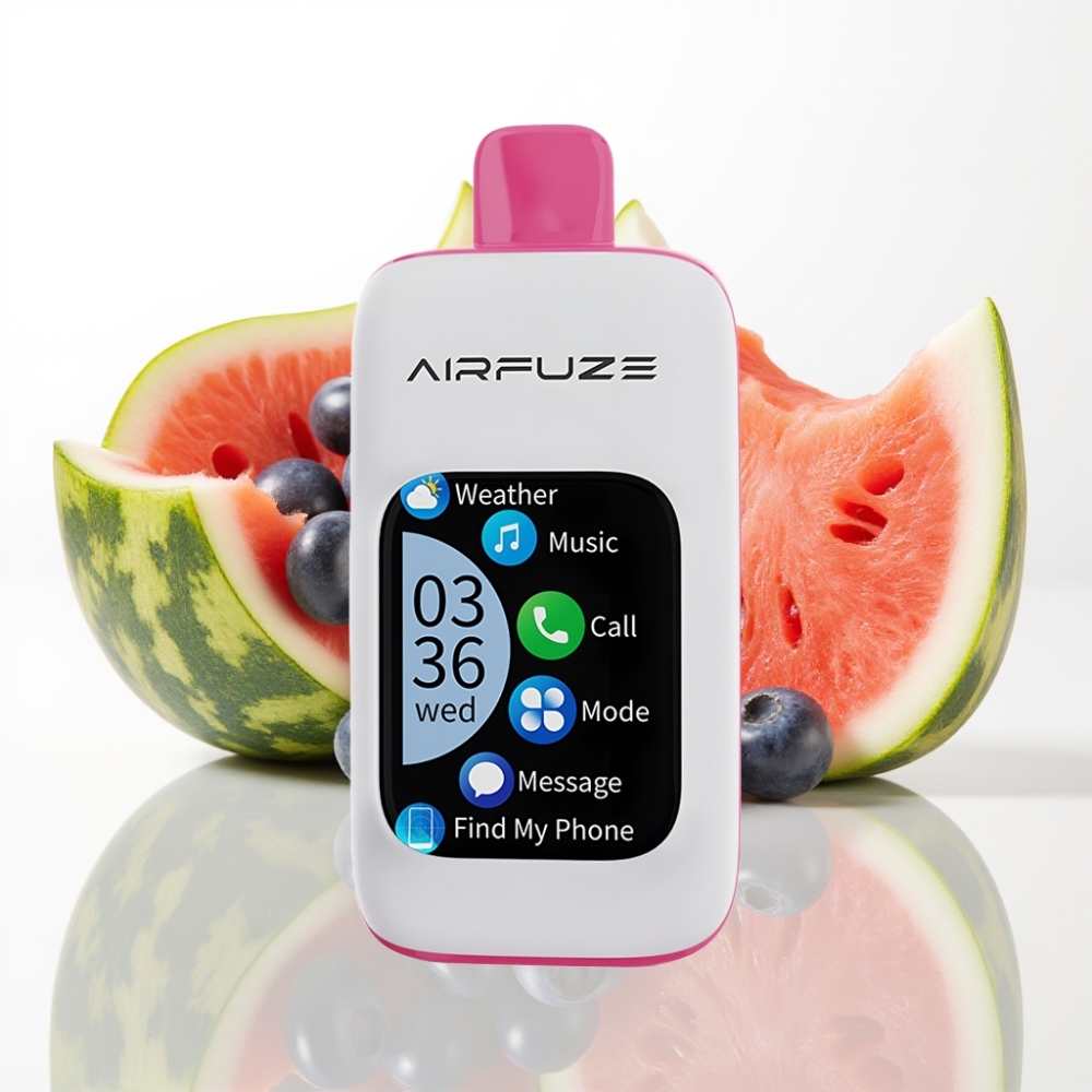AirFuze Smart 30000 Puffs Pod Desechable con Pantalla Táctil - Arándano Sandía