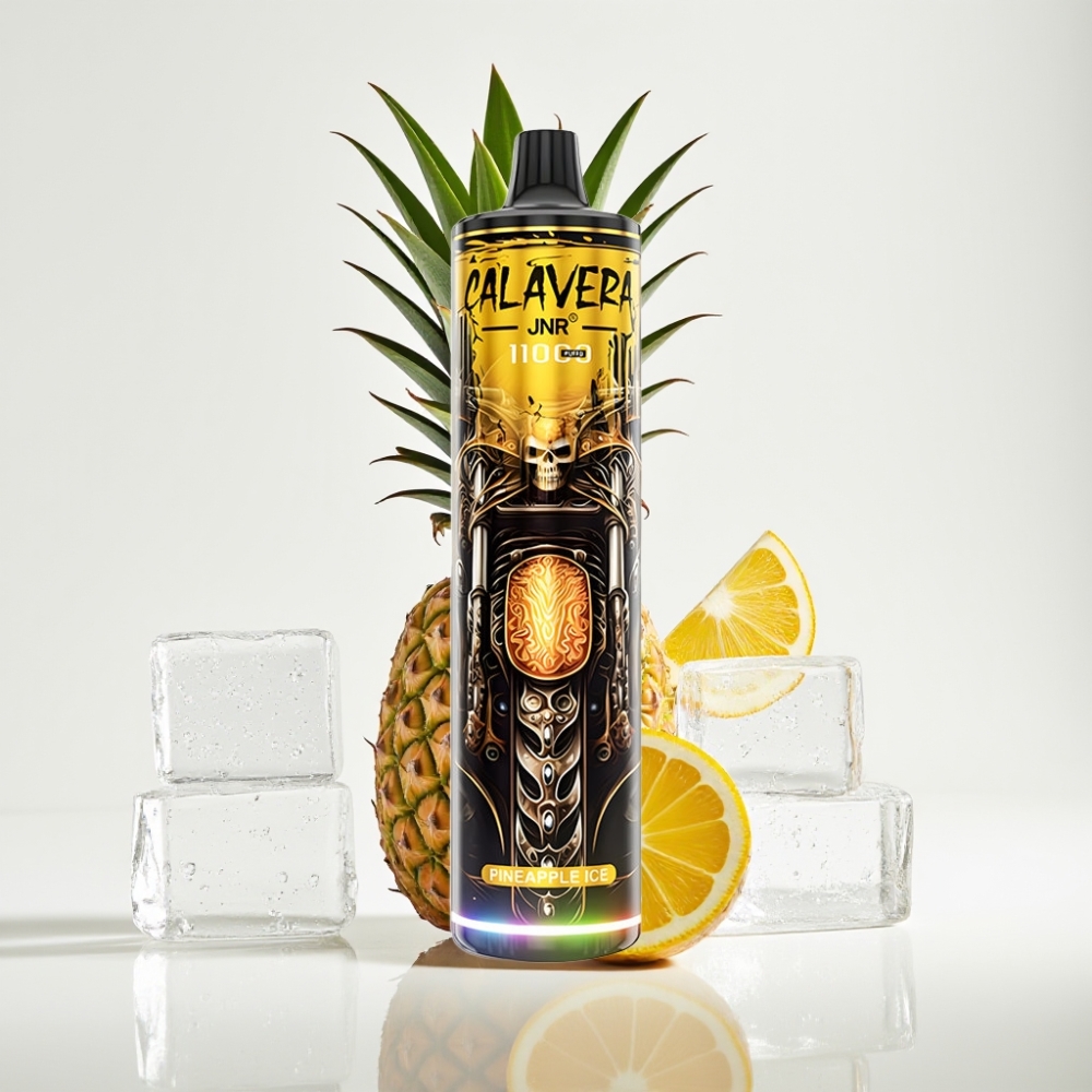 JNR Calavera 11000 Puffs Vape Desechable Piña Helada con Puerto Type-C y 850mAh