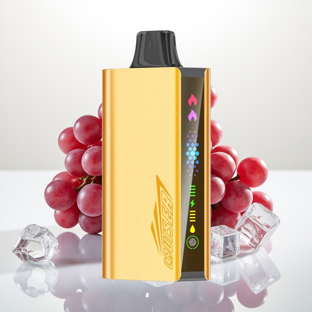 JNR Cruiser 12000 Puffs Sin Carga Vape Desechable Uva Helada