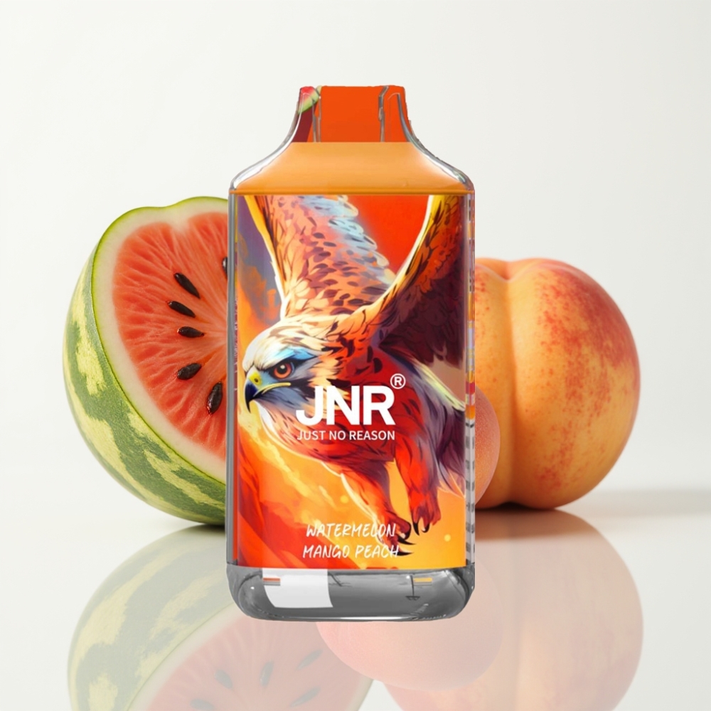 JNR Falcon 16000 Puffs Vape Desechable Sandía Mango Melocotón - 22ml Doble Malla