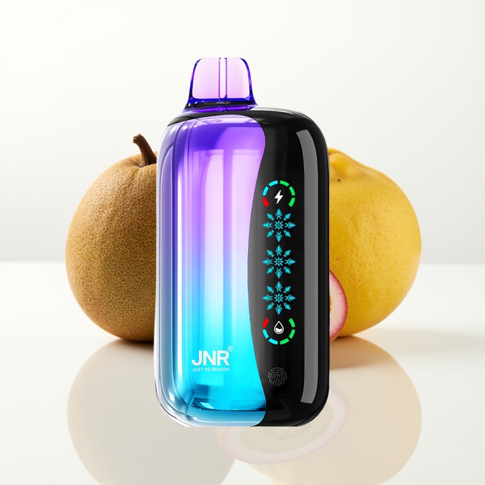 JNR Flex Ice 21000 Puffs Vape Desechable Kiwi Maracuyá Guayaba con Ajuste de Hielo y Pantalla Táctil