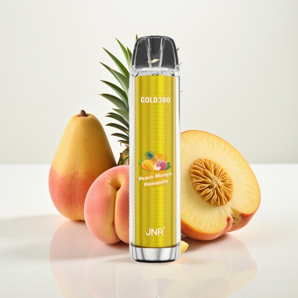 JNR Gold380 6000 Puffs Vape Desechable - Melocotón Mango Piña