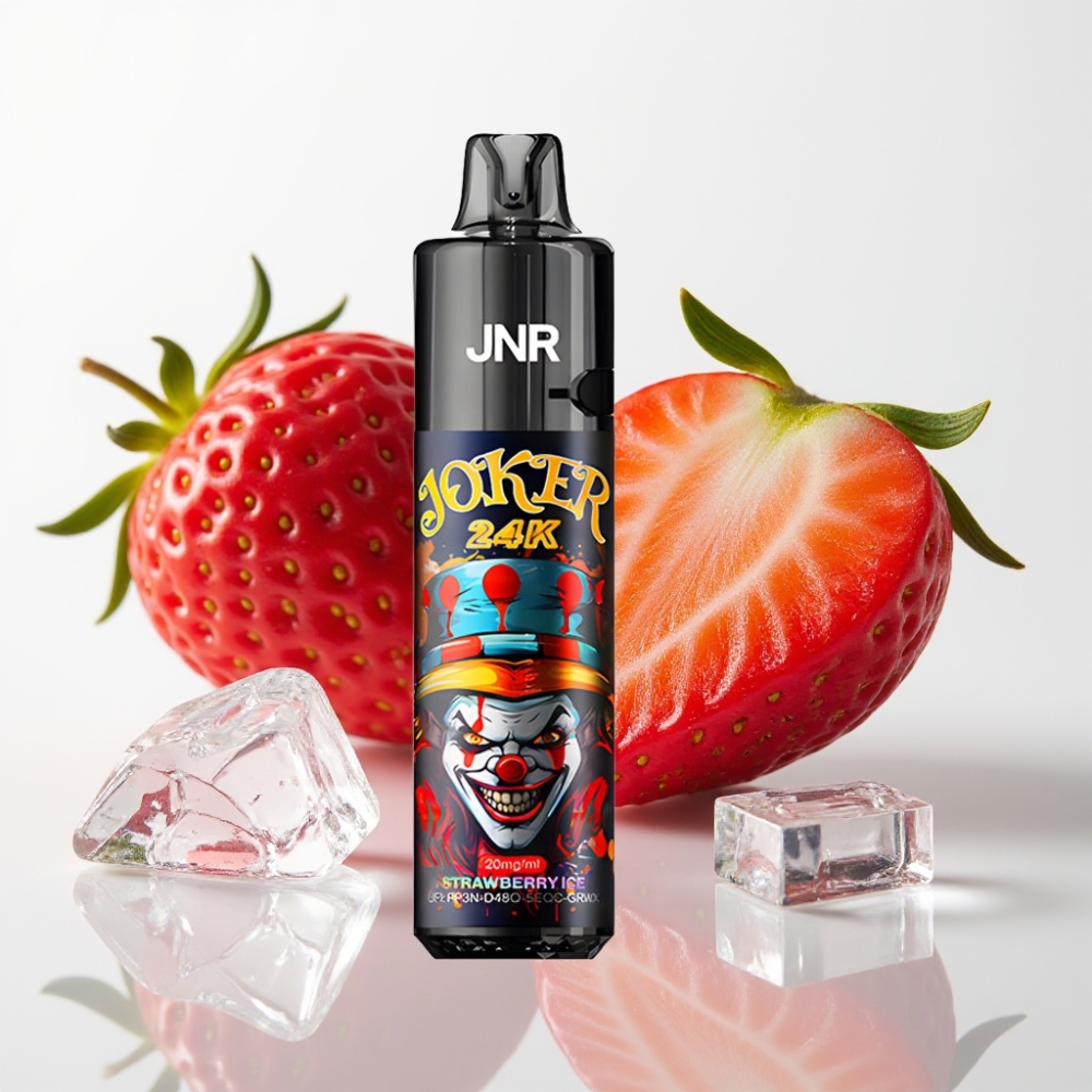 JNR Joker 24K Puffs Recargable - Fresa Helada 10ml 800mAh Tipo-C