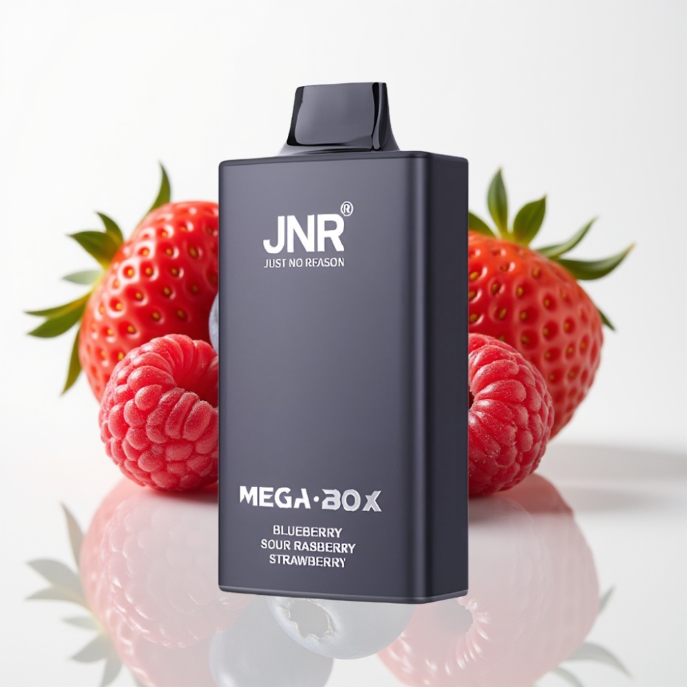 JNR Mega Box 25000 Puffs Vape Desechable - Arándano Frambuesa Fresa