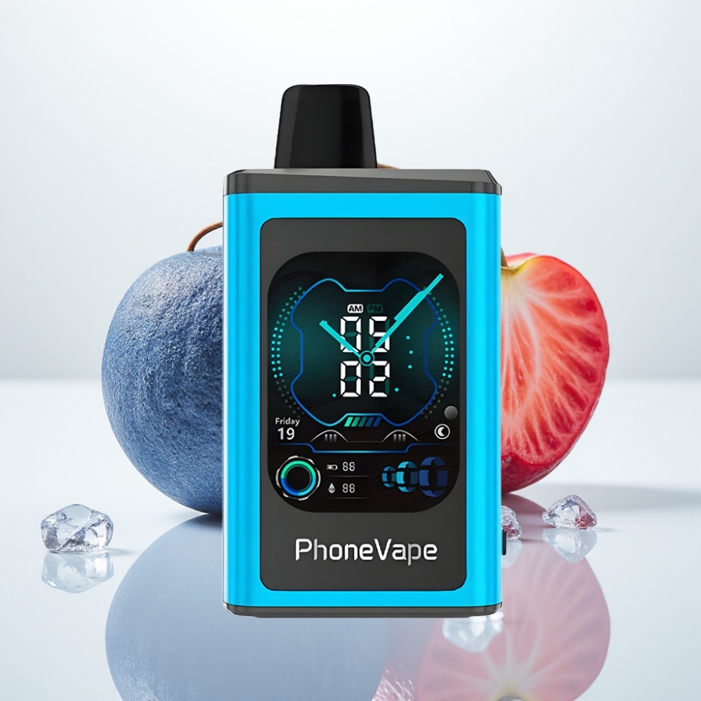 JNR PhoneVape 30000 Caladas Recargable con Turbo y Aire Ajustable Azul Helado