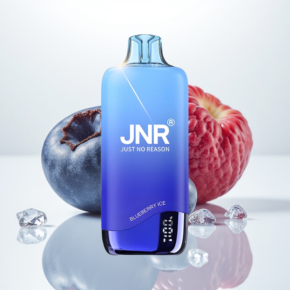 JNR Rainbow 10500 Puffs Vape Desechable Arándano Helado – 18ml 08ohm USB-C