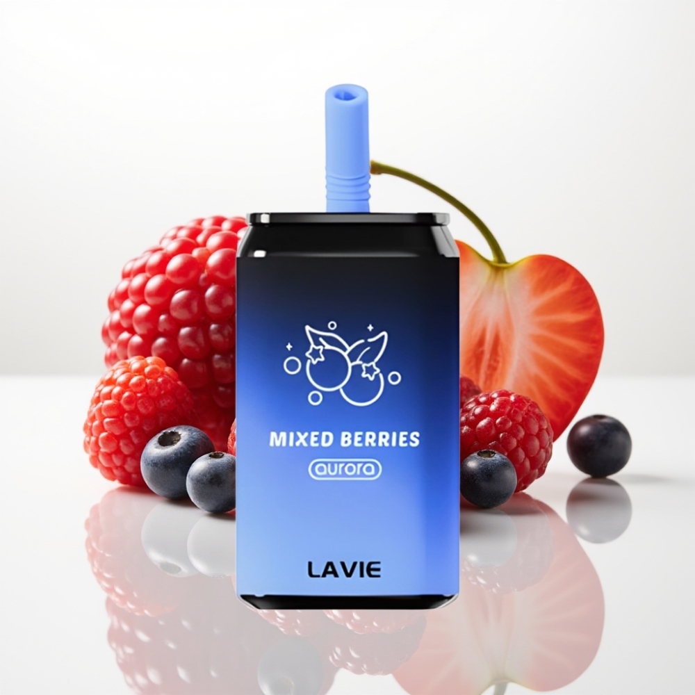 LAVIE Aurora 11000 Puffs Vape Desechable - Bayas Mixtas 22ML 5 Nicotina Tipo C