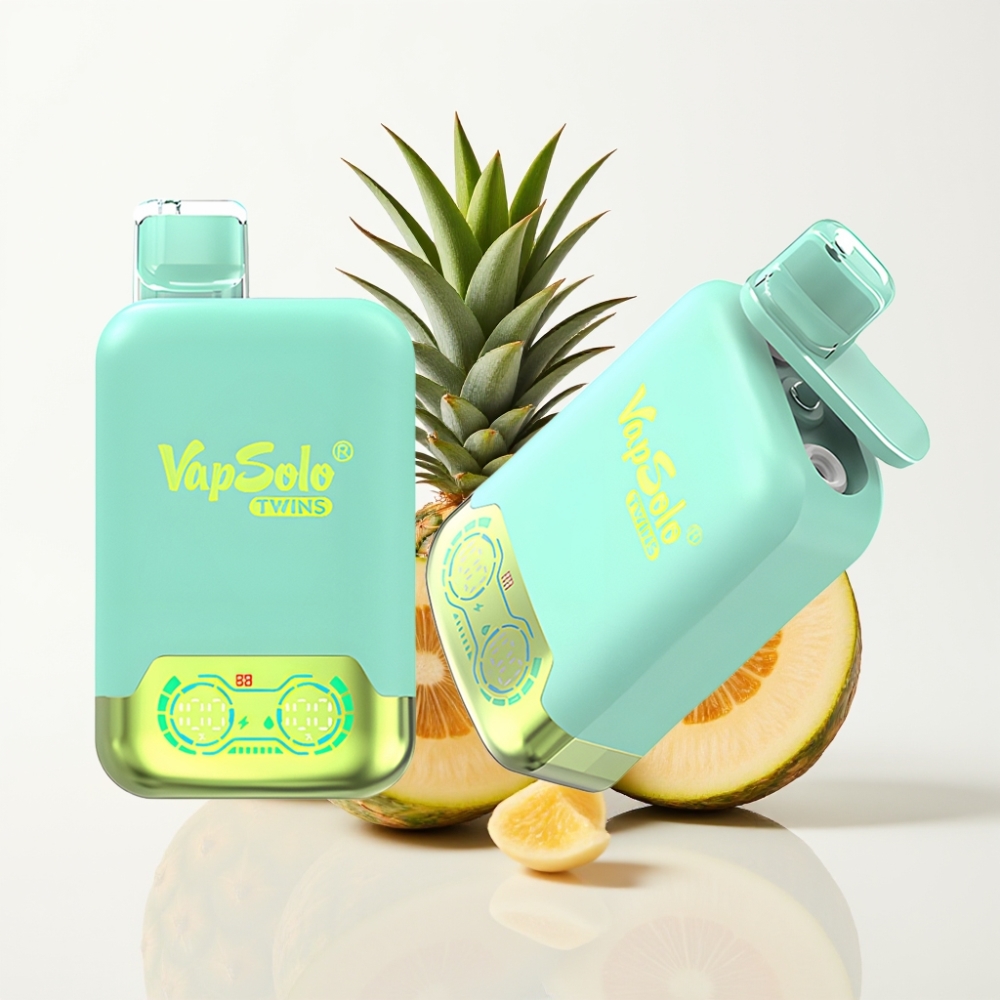 Vapsolo Twins 20000 Puffs Triple Melón Piña Coco - 40ml Tipo-C 20mg/50mg