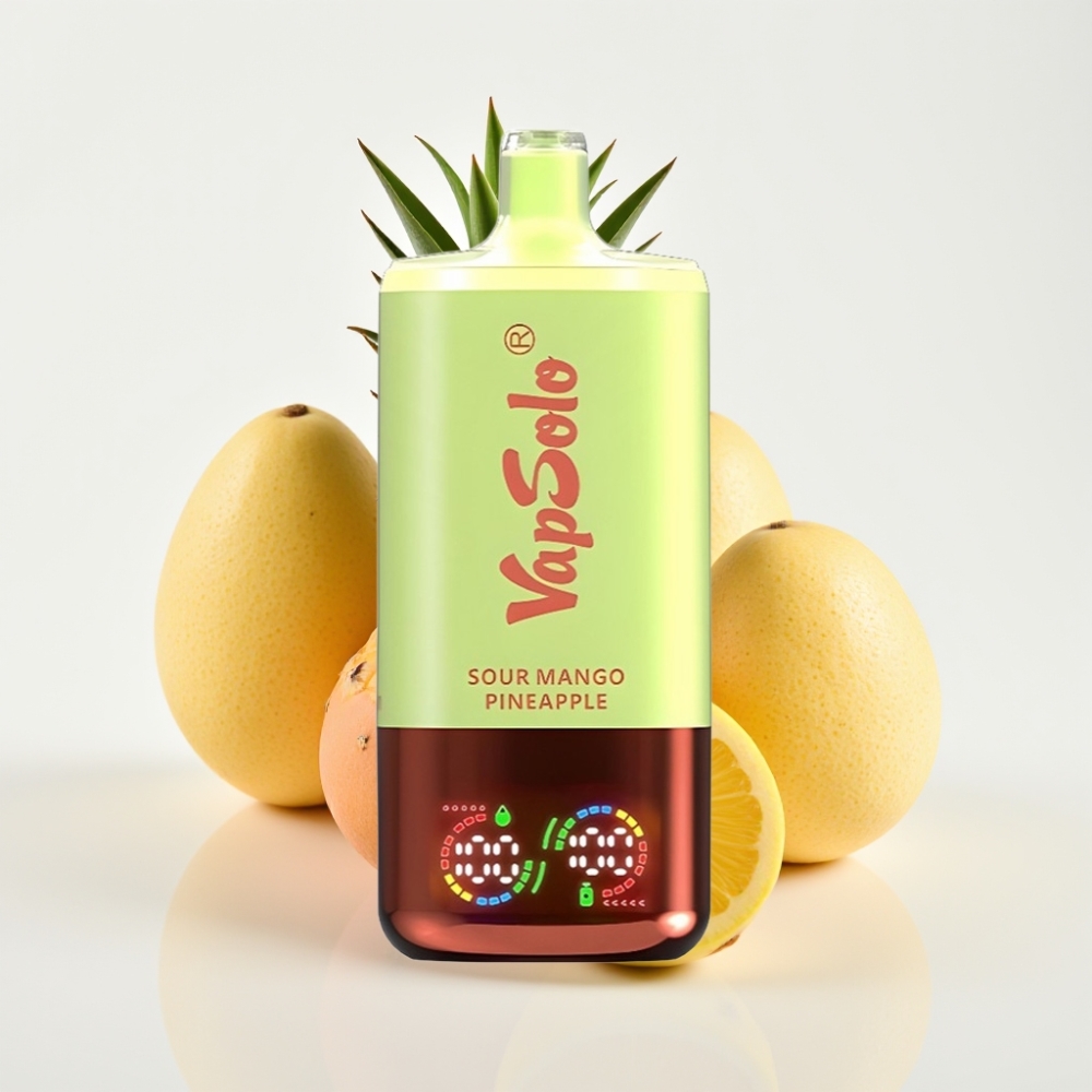 VapSolo Triple 30000 Puffs Mango Piña Ácida 40ml Tipo-C