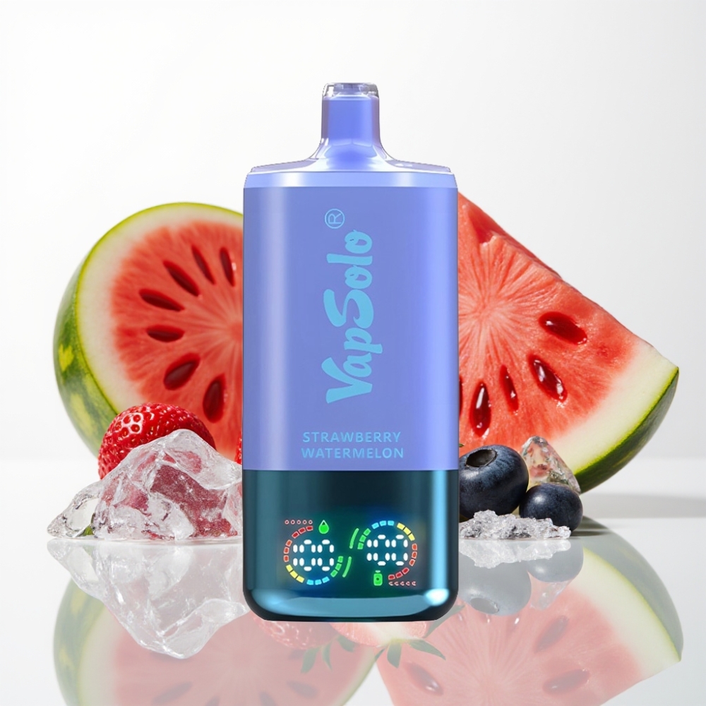 VapSolo Triple 30000 Puffs – Fresa Sandía Arándano Hielo – 40ml – Tipo C