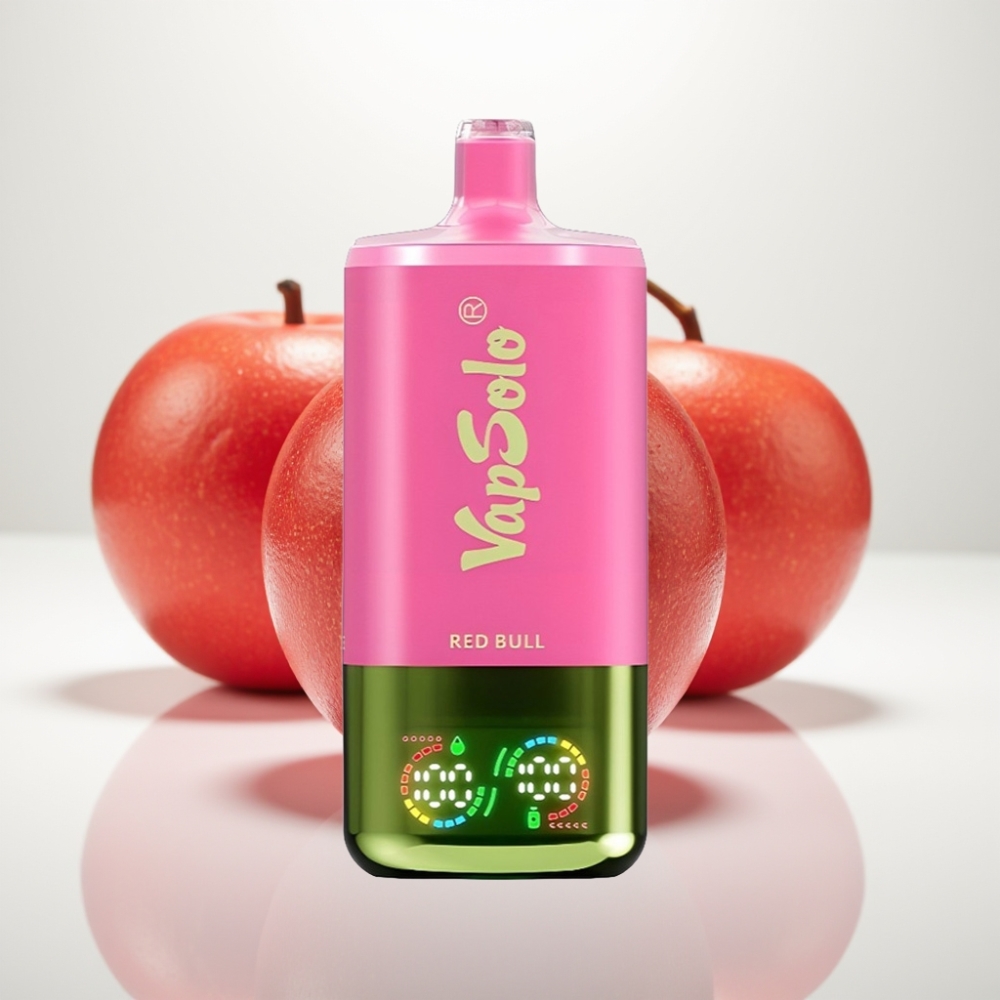 VapSolo Triple 30000 Puffs – Toro Rojo 40ml Tipo-C 3 Tanques