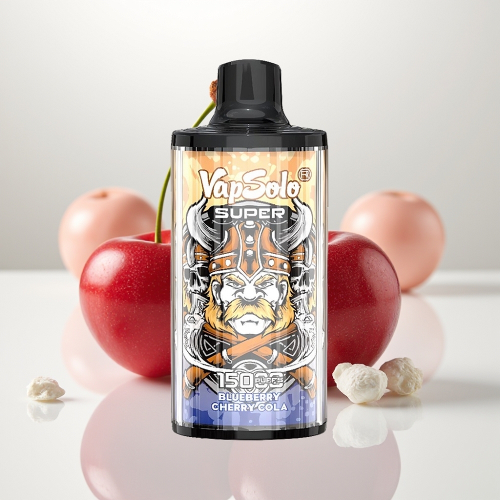 Vapsolo Super 15000 Puffs Vape Cereza Cola – 40ml 850mAh Tipo-C